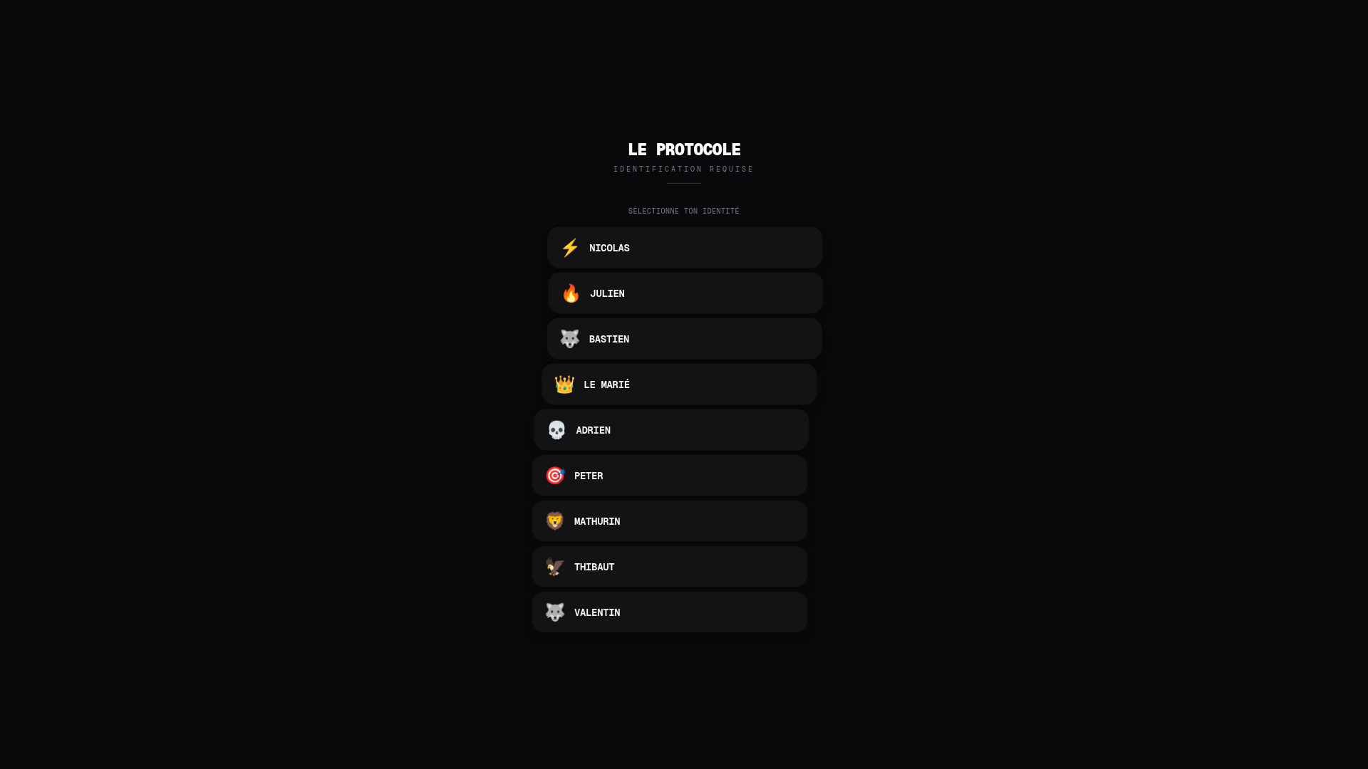 Capture d'écran — Bachelor Buddy — App EVG